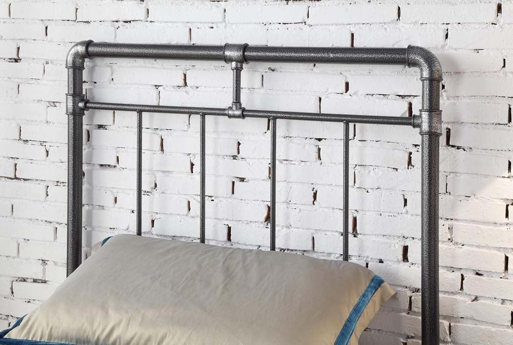 Kilcain Black Silver Single Bed Frame