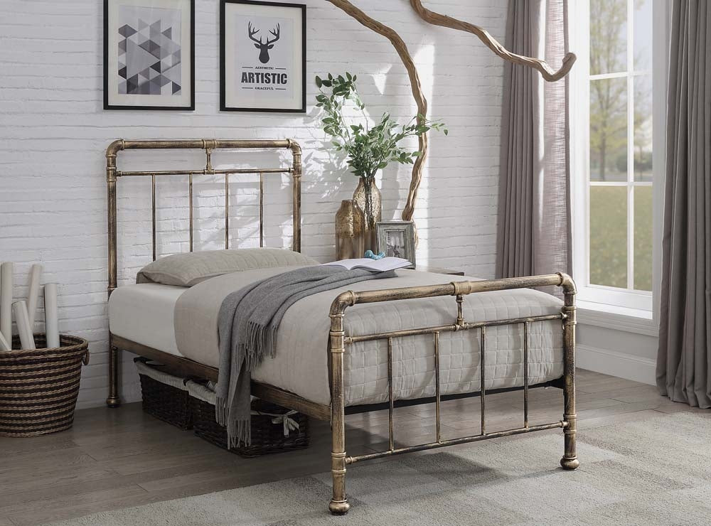 Kilcain Antique Bronze Single Bed Frame