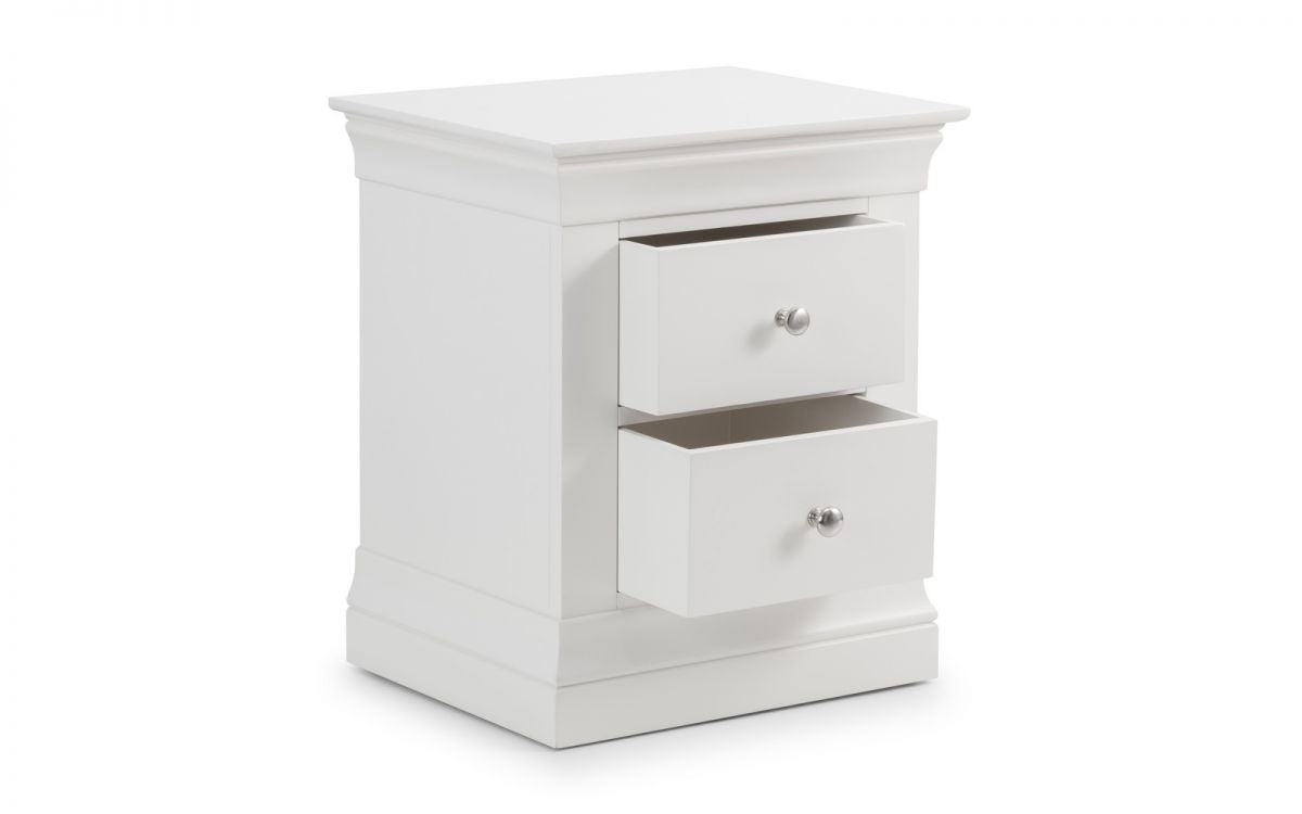 Clarence White 2 Drawer Bedside Chest