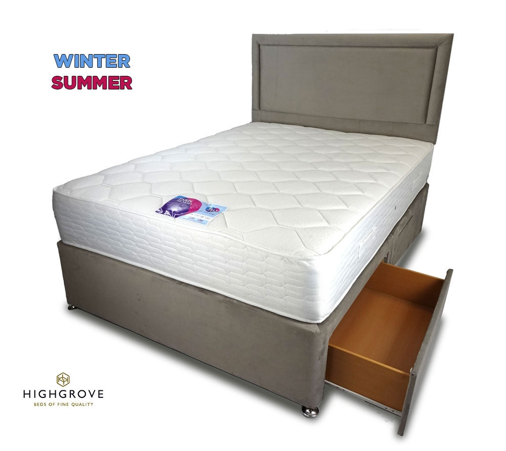 Highgrove Clifton Memory Double Divan Bed