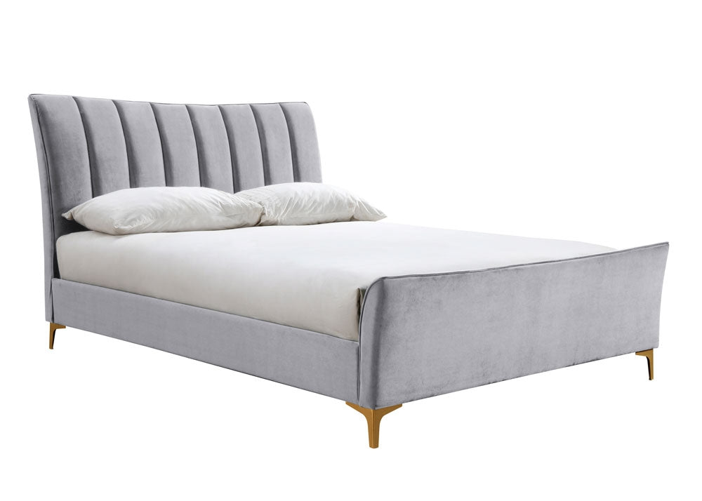 Cloud Grey Three Quarter Bed Frame