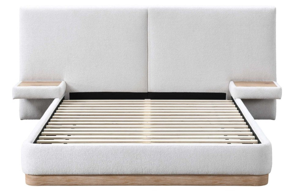 Comodo White Bed Frame front view