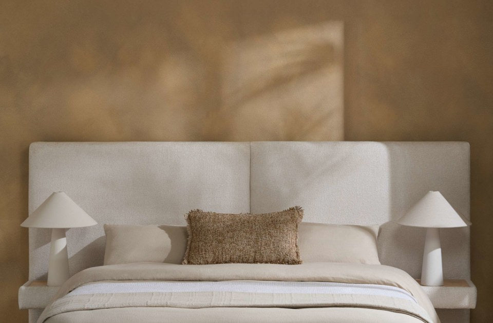 Comodo White Bed Frame headboard