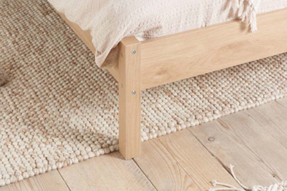 Croxon House Rattan Oak King Size Bed Frame