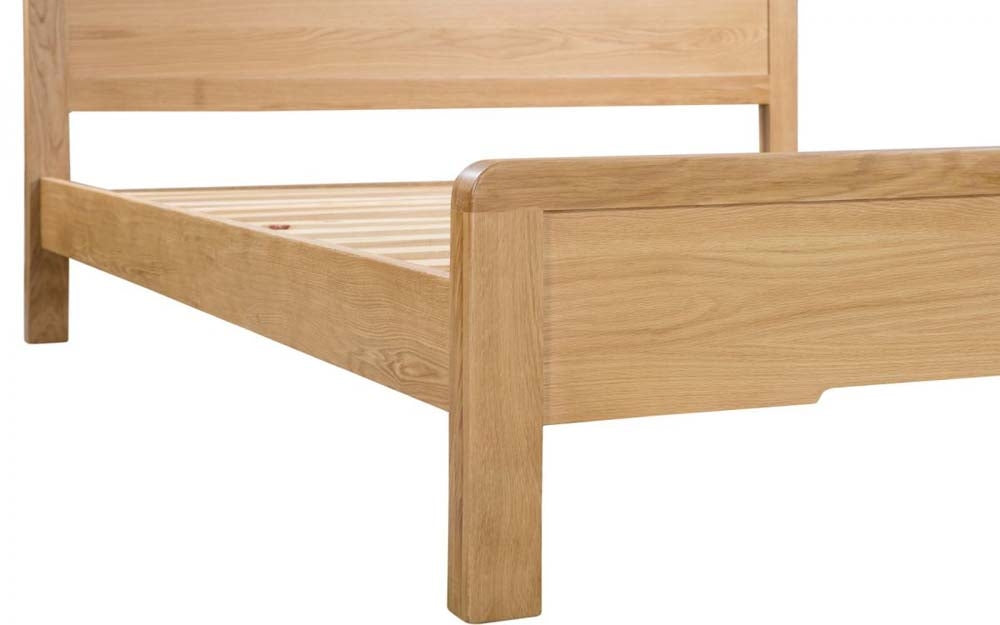 City Oak King Size Bed Frame