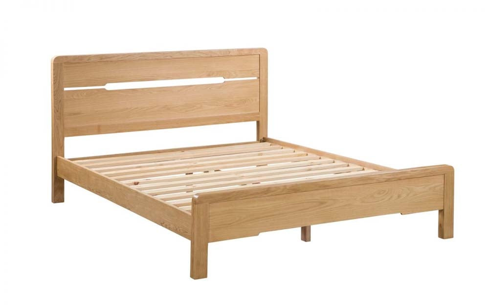 City Oak King Size Bed Frame