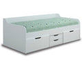 Danny White Storage Bed