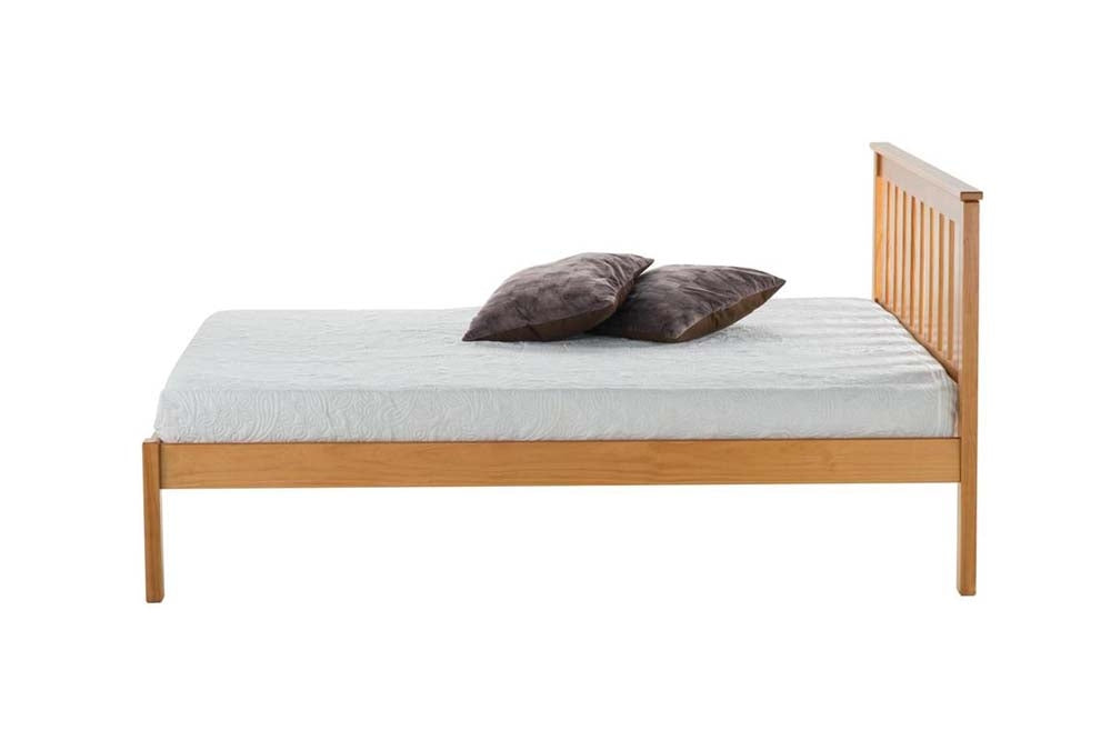 Derby Antique Pine Wooden King Size Bed Frame