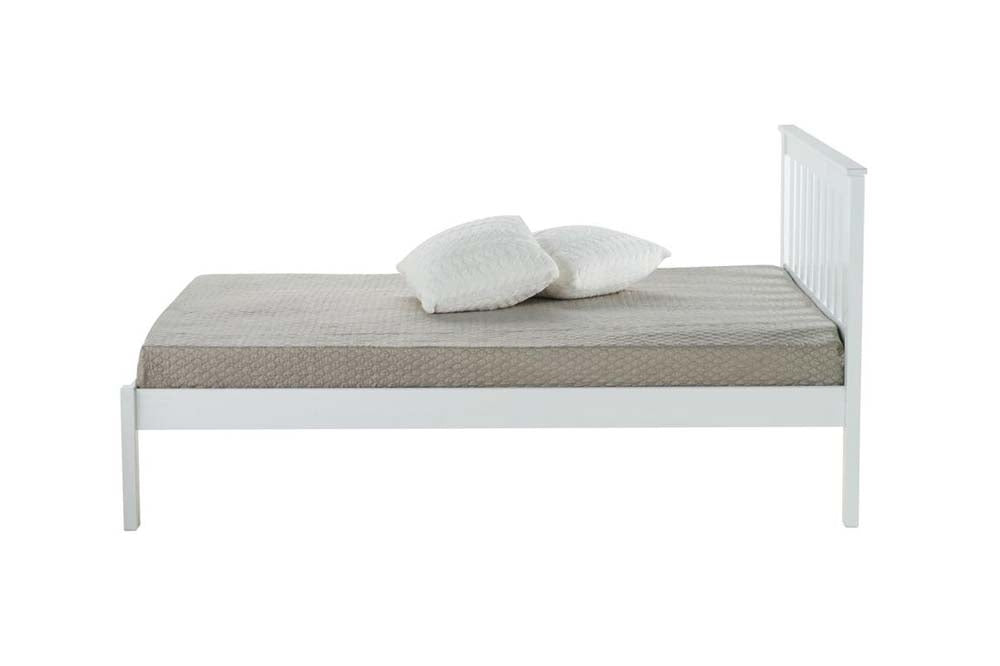 Derby White Wooden Double Bed Frame