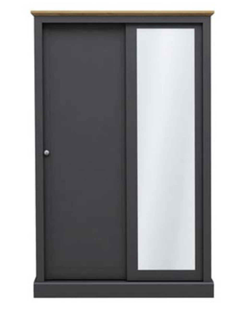 Dawlish Charcoal 2 Sliding Door Wardrobe