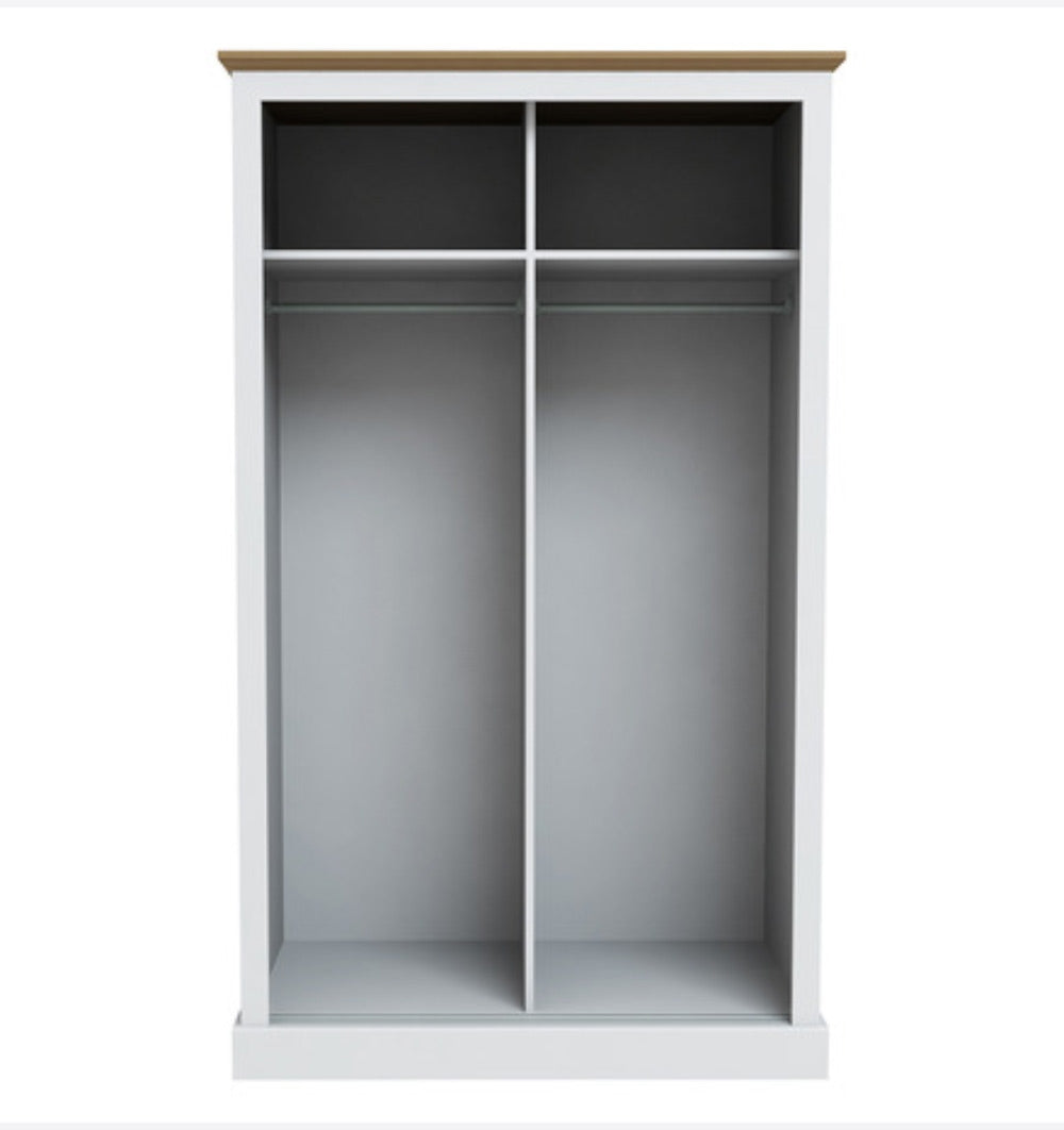Dawlish White 2 Sliding Door Wardrobe