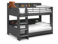 Double Star Grey Bunk Bed