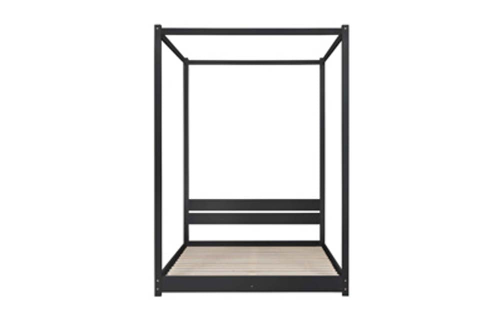 Dartford Black Double Four Poster Bed Frame