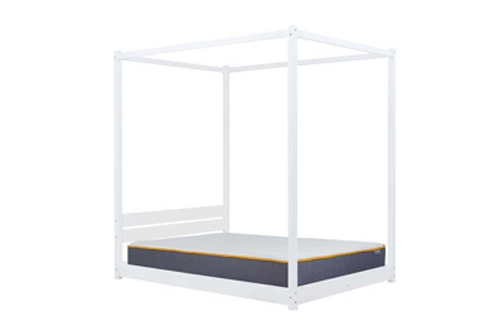 Dartford White Double Four Poster Bed Frame