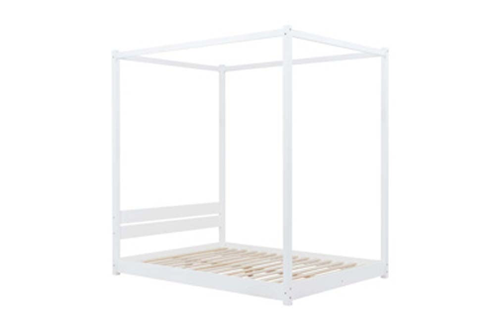 Dartford White Double Four Poster Bed Frame
