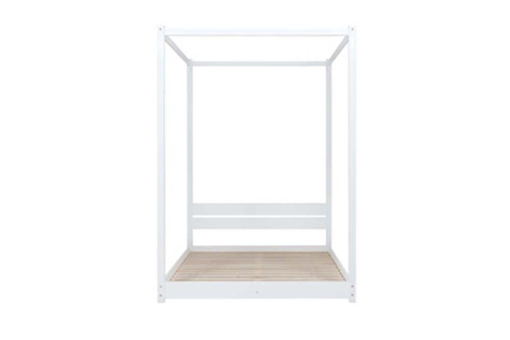 Dartford White King Size Four Poster Bed Frame