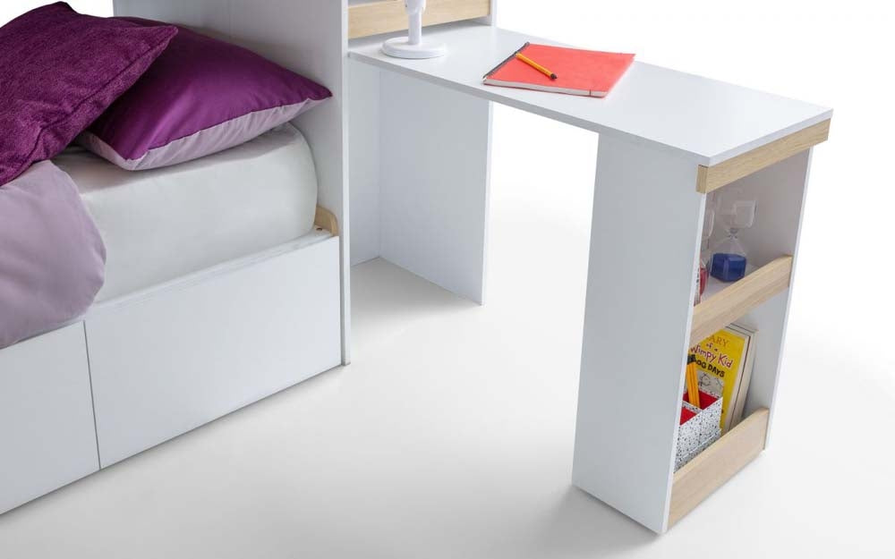 Eternal Oak And White Bunk Bed