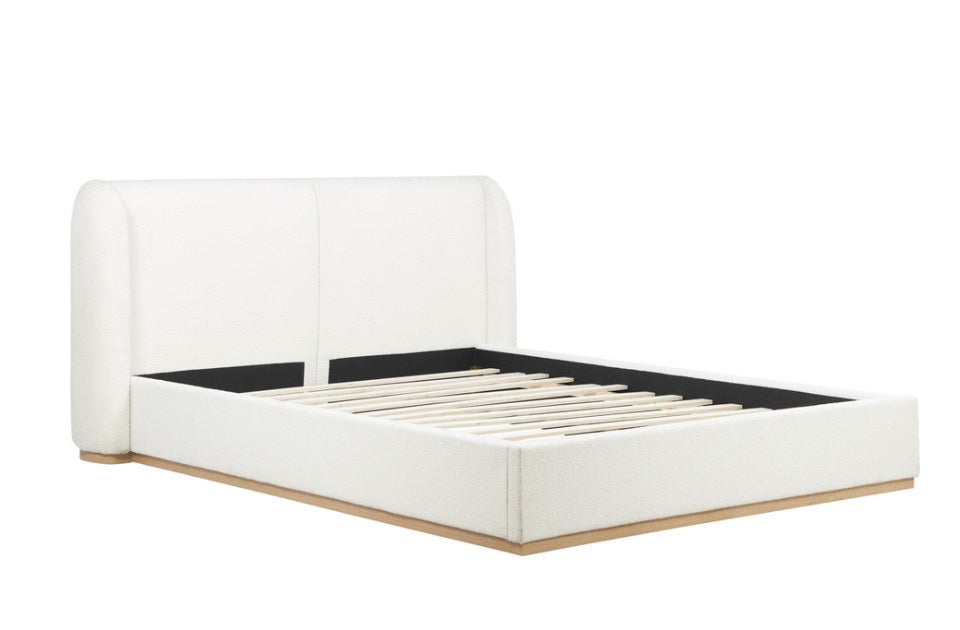 Edinburgh Boucle Bed Frame without mattress