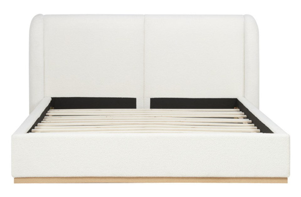 Edinburgh Boucle Bed Frame front view