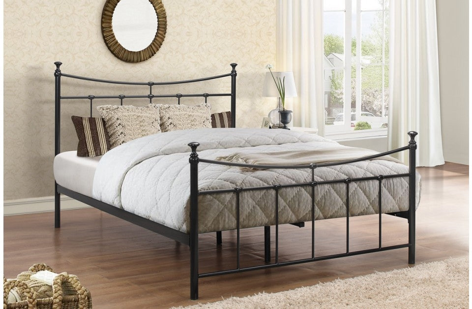 Emily Black Three Quarter (3/4) Bed Frame