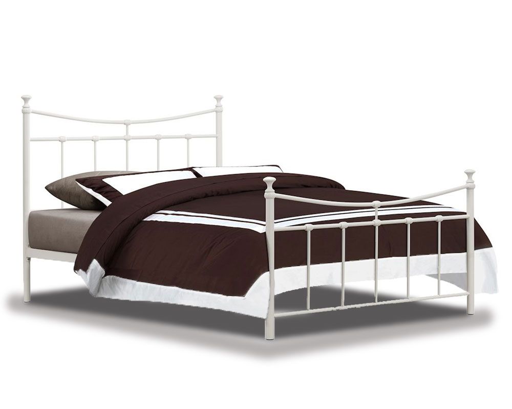 Emily Cream Double Bed Frame