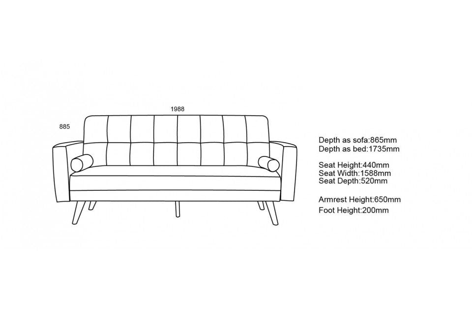 Eden Contemporary Sofa Bed
