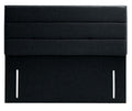 Falcon Black Floorstanding Double Headboard