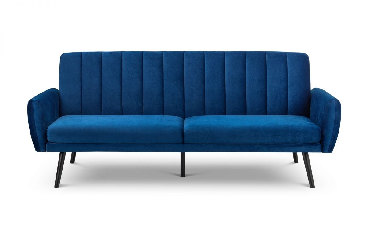 Fina Blue Velvet Sofa Bed