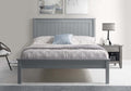 Taurean Grey Low Foot King Size Bed Frame