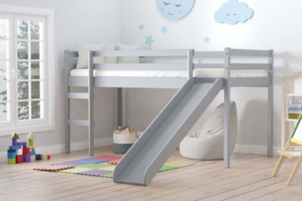 Frank Grey Mid Sleeper With Slide
