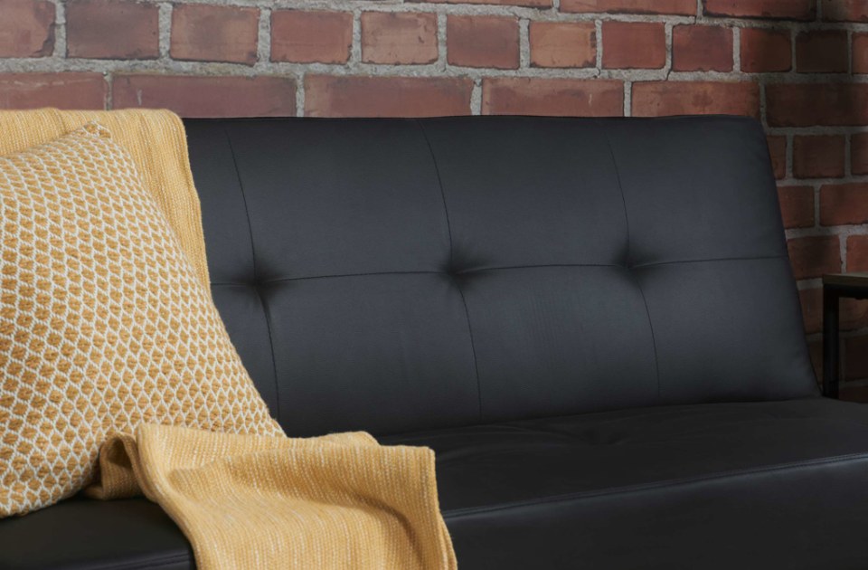 Frankie Sofa Bed Black detail
