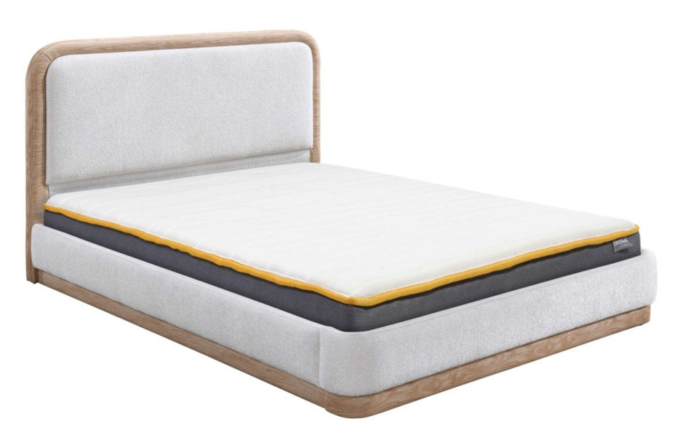 Gina White King Size Bed Frame