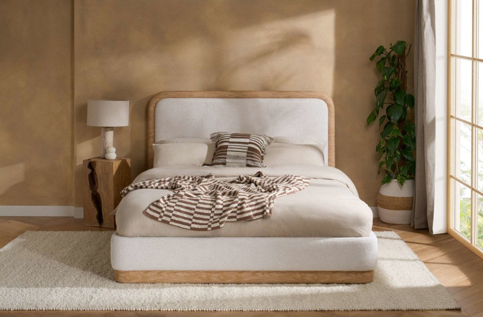 Gina White Bed Frame