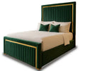 Rule The Room Gold Strip Super King Size Bed Frame