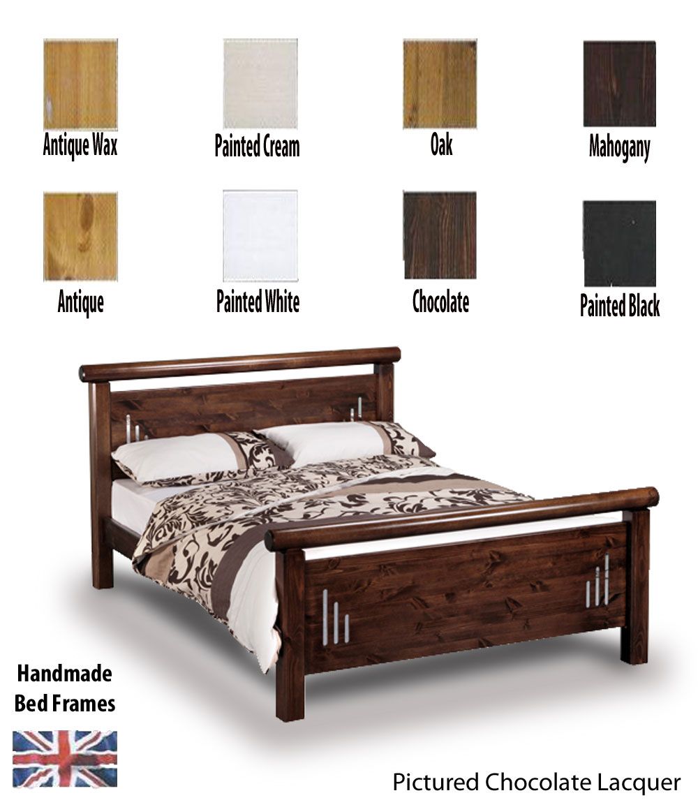 Hamish Rail End Handcrafted Super Kingsize Bed Frame