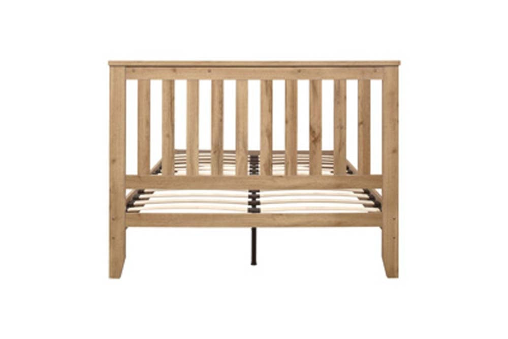 Hamstead Oak Effect Three Quarter Bed Frame
