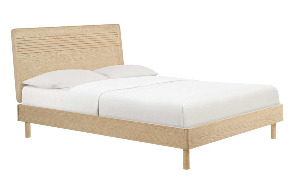 Harlem Oak Double Bed Frame