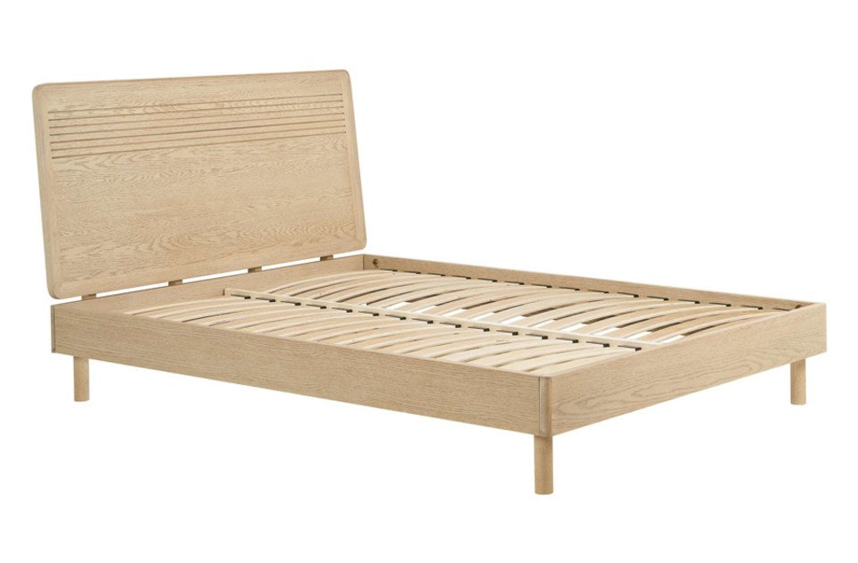 Harlem Oak Bed Frame without mattress