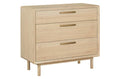 Harlem Oak 3 Drawer Chest