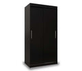Harrogate Black Sliding Door Wardrobe 100cm