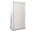 Harrogate White Sliding Door Wardrobe 100cm