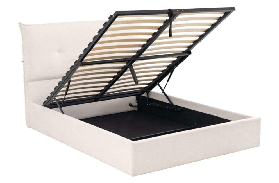 Heaven Ottoman Bed lifted