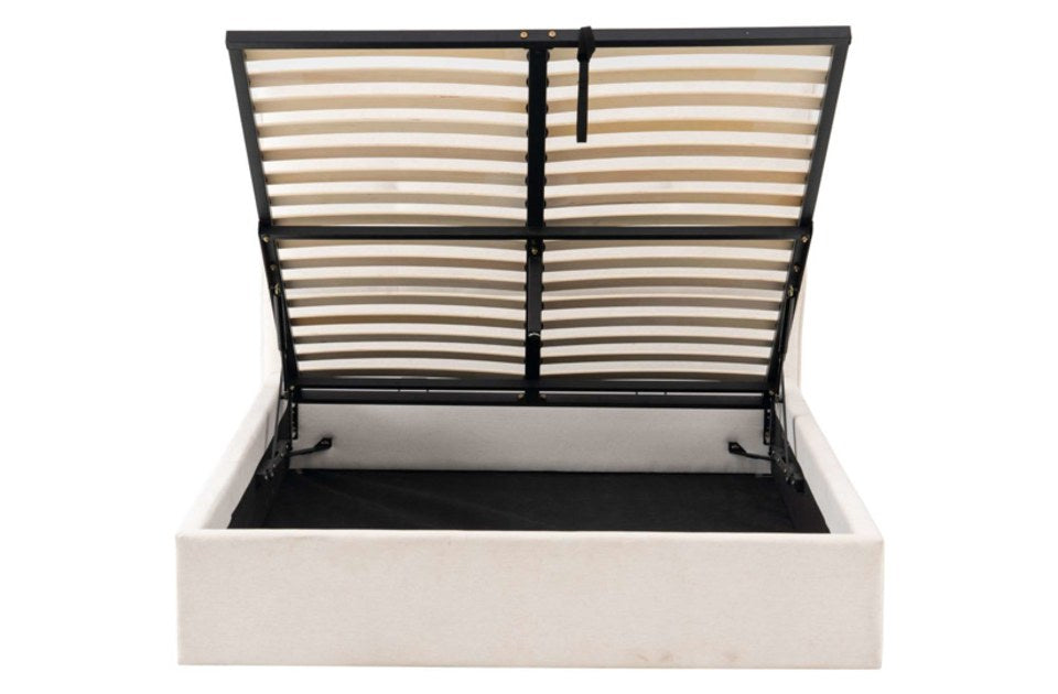 Heaven Ottoman Bed gas lift open