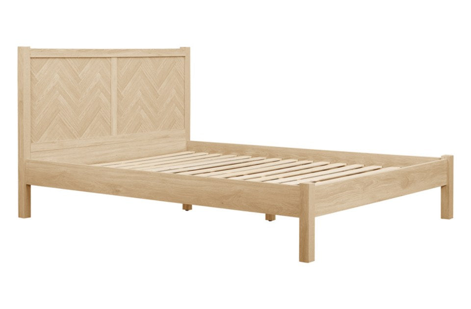 Hemmingway Oak Bed Frame without mattress