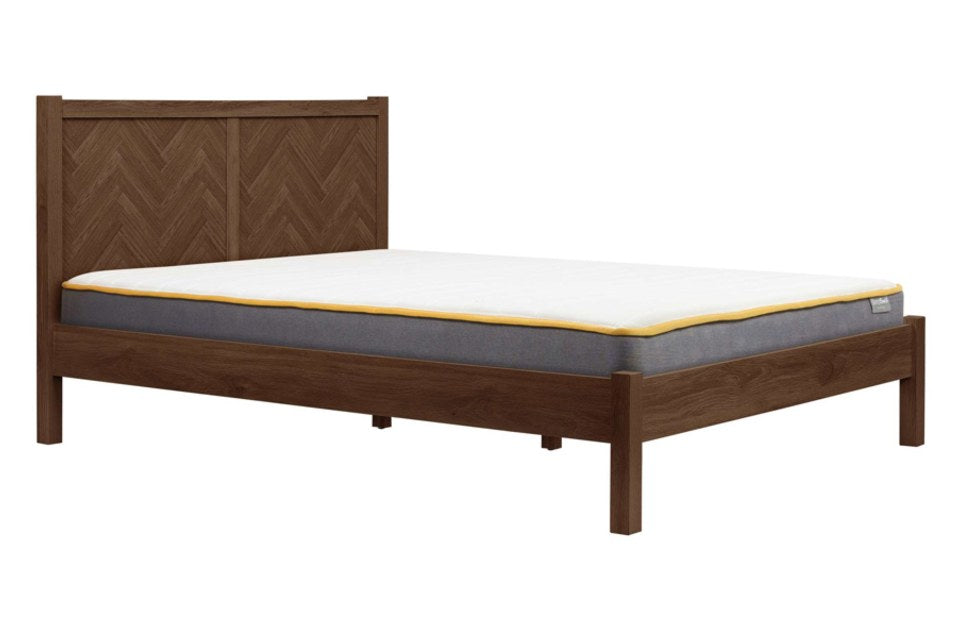 Hemmingway Walnut King Size Bed Frame