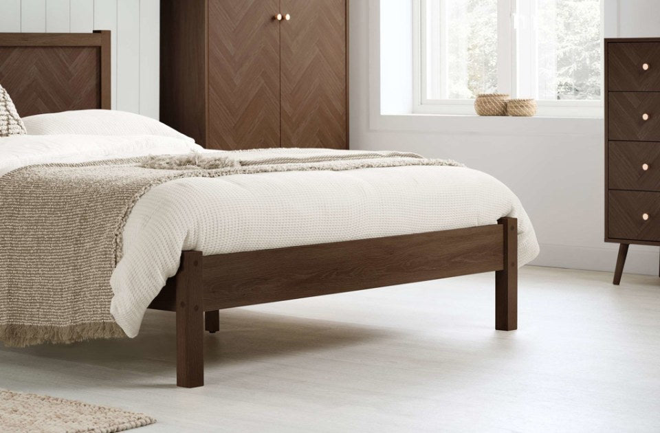 Hemmingway Walnut Bed Frame