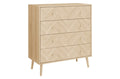 Hemmingway Oak 4 Drawer Chest