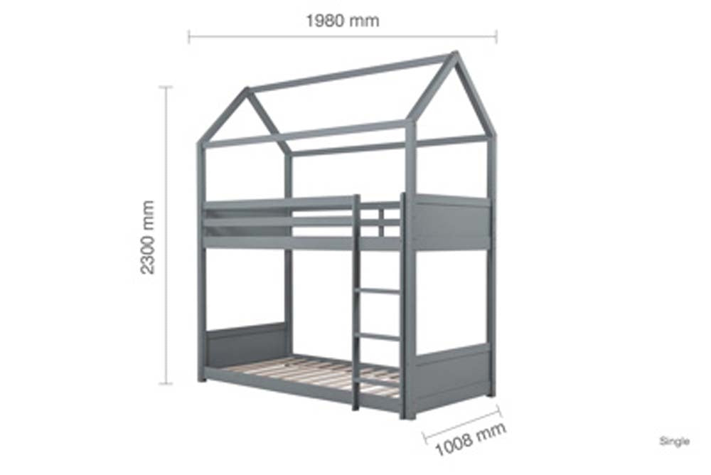 Grey House Bunk Bed