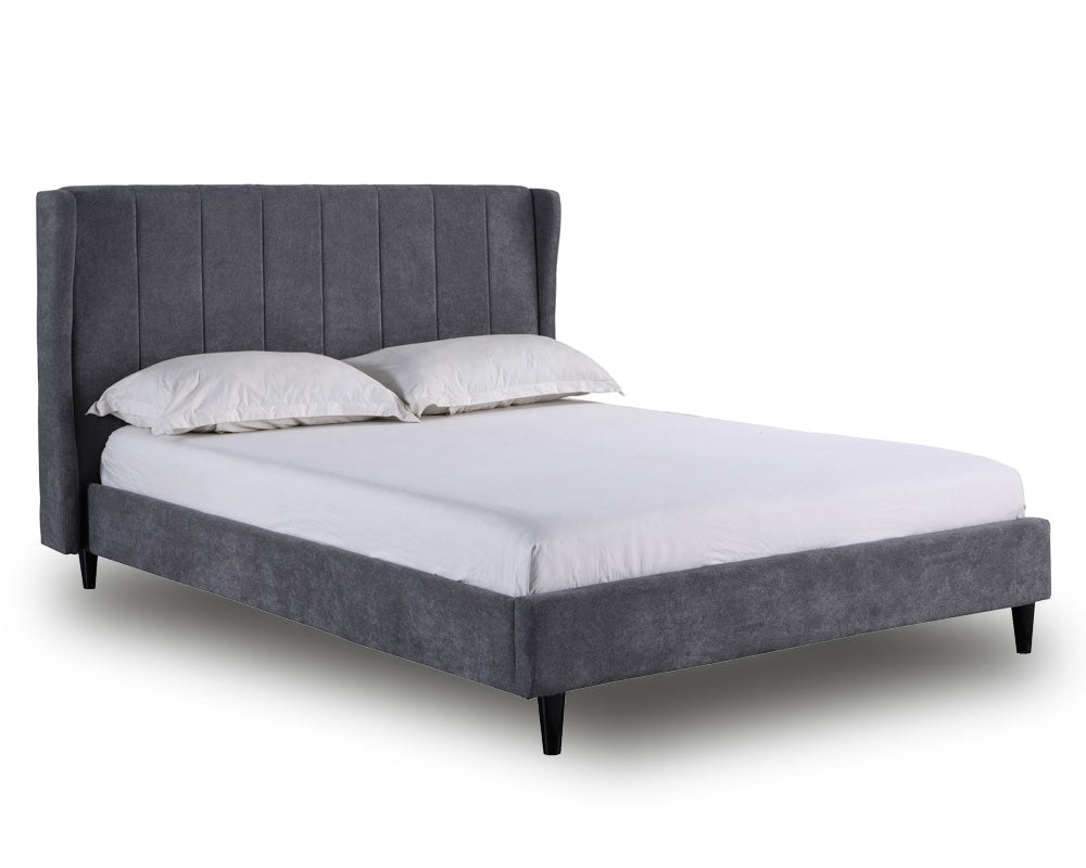 Hotel Dark Grey King Size Bed Frame