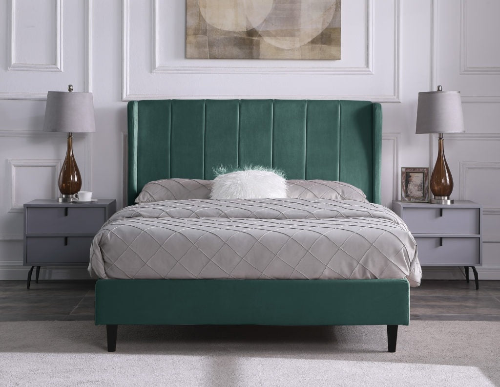 Hotel Green Double Bed Frame